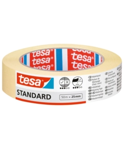 NASTRO CARTA ADESIVO PER MASCHERATURA STANDARD, 25 MM X 50MT -TESA